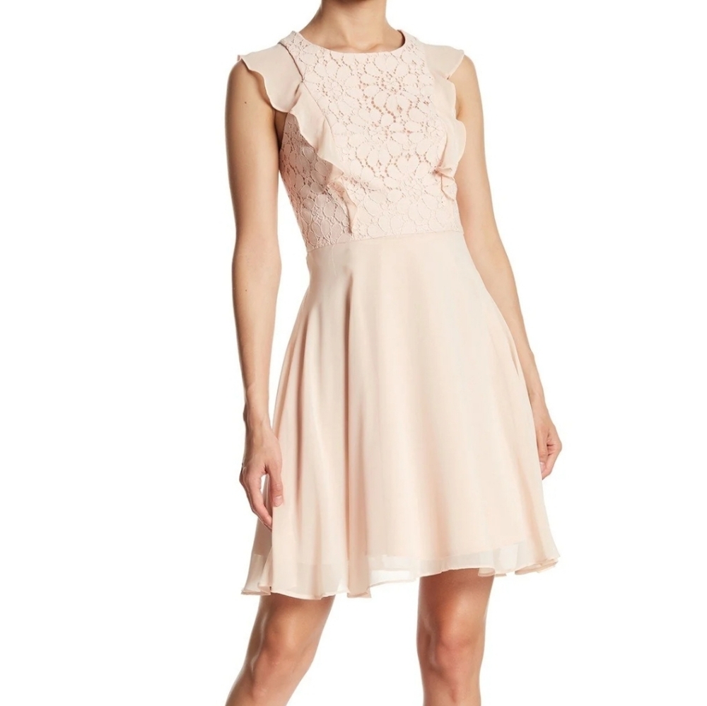 Elegant Lace Sleeveless Dress